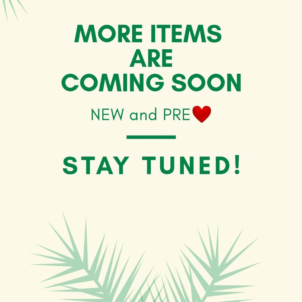 New items coming soon 🛍